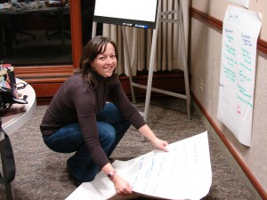 Working the Flip Charts